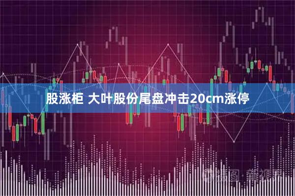 股涨柜 大叶股份尾盘冲击20cm涨停